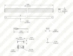 48" Integrated T5 LED Light Fixture - 120V Linkable Under Cabinet Lighting - 5000K Daylight - 600lm/ft -Nebo Sales Store it5 40k12 120v 1