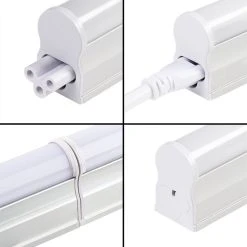 24" Integrated T5 LED Light Fixture - 12V Linkable Under Cabinet Task Lighting - 4000K Cool White - 400lm/ft -Nebo Sales Store it5 40kx lv connections