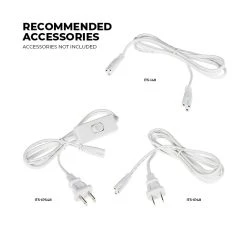 48" Integrated T5 LED Light Fixture - 120V Linkable Under Cabinet Lighting - 5000K Daylight - 600lm/ft -Nebo Sales Store it5 ix48 recommended accessoriespsd 1