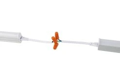 24 Inch LED T5 Integrated Light Fixture - Linkable Under Cabinet Lighting - 120V, 1,035 Lumens - Easy Installation with 3-Pin Plug 22 24 Inch LED T5 Integrated Light Fixture - Linkable Under Cabinet Lighting - 120V, 1,035 Lumens - Easy Installation with 3-Pin Plug -Nebo Sales Store it5 nwx 120v attached together with wire nutts