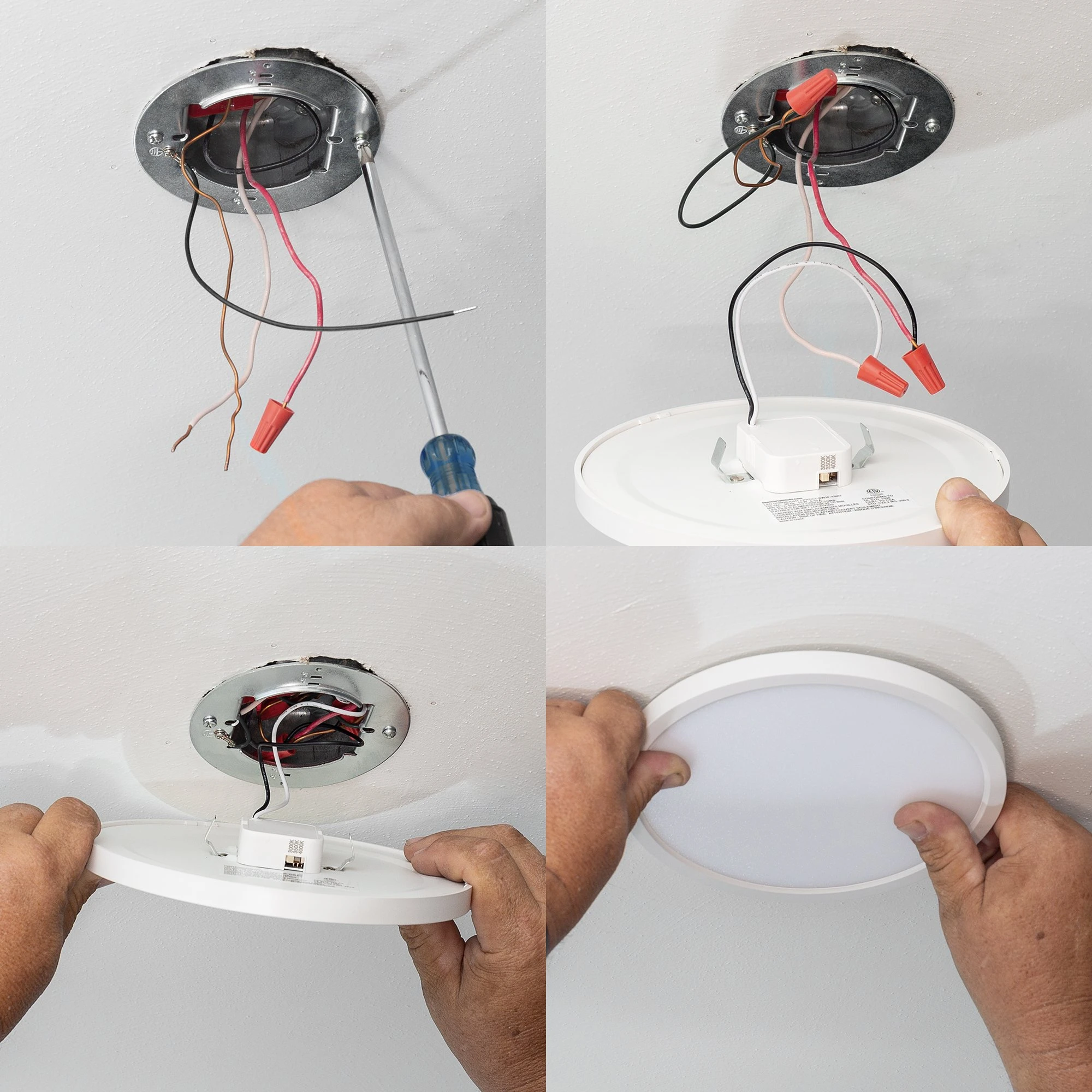 5" 10W Dimmable LED Flush Mount Downlight - White, Selectable CCT, 650 Lumens - Energy-Efficient Ceiling Light 5 5" 10W Dimmable LED Flush Mount Downlight - White, Selectable CCT, 650 Lumens - Energy-Efficient Ceiling Light - Image 5