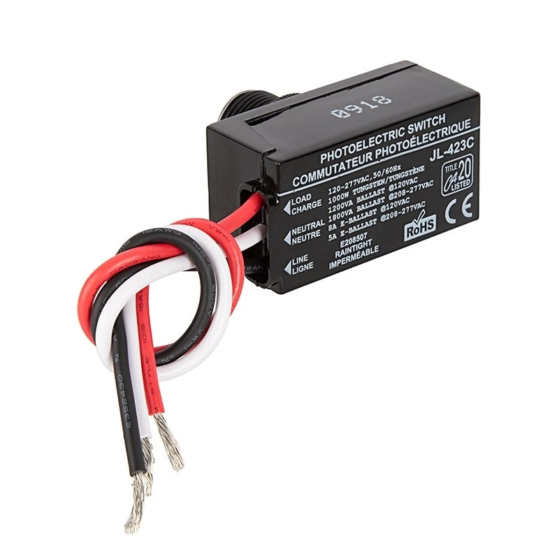 120-277 VAC Photocell Sensor JL-423C - Dusk to Dawn Light Control Switch 3 120-277 VAC Photocell Sensor JL-423C - Dusk to Dawn Light Control Switch - Image 3