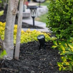 6 RGB LED Landscape Spot Lights Kit with Bluetooth & RF Remote Control - Low Voltage Transformer Included -Nebo Sales Store landscape kit app