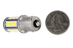 7507 (PY21W) LED Bulb - 18 SMD LED Tower - 2 Pack | High-Performance Tail, Brake & Turn Lights for Cars, Trucks & SUVs -Nebo Sales Store led bulb 18 smd led tower bau15s retrofit back view