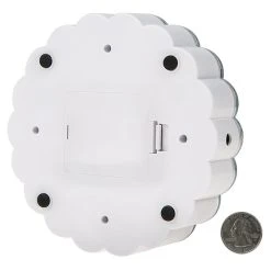 6" Color Changing LED Vase Light with Remote - RGB 23 LED Centerpiece Light for Holidays & Decor -Nebo Sales Store led centerpiece light rechargeable battery powered color changing vase light remote back