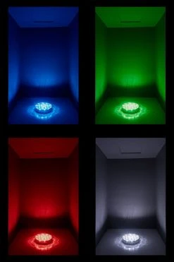 6" Color Changing LED Vase Light with Remote - RGB 23 LED Centerpiece Light for Holidays & Decor -Nebo Sales Store led centerpiece light rechargeable battery powered color changing vase light remote on