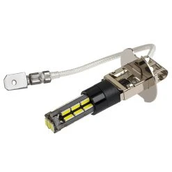 H3 CAN Bus LED Daytime Running Light Bulb - 220 Lumens - White - DRL Replacement Bulbs for Vehicles