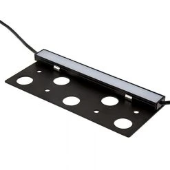 7 Inch Amber LED Hardscape Light with Mounting Plate - Durable Landscape Lighting