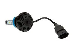 H8 LED Fanless Headlight/Fog Light Conversion Kit - 4,000 Lumens, Cool White, Compact Heat Sink -Nebo Sales Store led headlight conversion kit 8 with compact heat sink back view