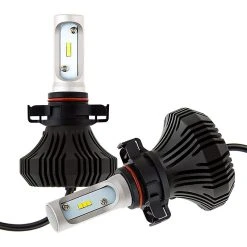 PSX24W LED Fanless Headlight/Fog Light Conversion Kit - 4,000 Lumens/Set - Cool White - Vehicle Lighting