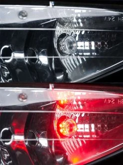 Mini LED Hideaway Strobe Lights - 360-Degree Emergency Vehicle Warning Lights with Built-In Controller - Surface Mount - White -Nebo Sales Store led hideaway strobe lights mini emergency vehicle led warning lights on headlight