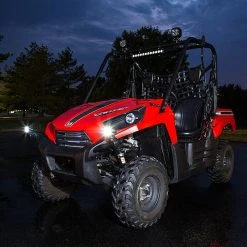 3" Square LED Pod Light - 18W, 1,440 Lumens - Durable Vehicle Work Light for Emergency & Service -Nebo Sales Store led mini auxiliary light atv