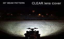 3" Square LED Pod Light - 18W, 1,440 Lumens - Durable Vehicle Work Light for Emergency & Service -Nebo Sales Store led mini auxiliary work light lens cover beam width clear colored