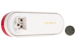 6" Oval LED Truck and Trailer Lights - Stop/Turn/Tail Lights with 3-Pin Connector - Flush Mount - 17 LEDs -Nebo Sales Store led oval truck light high brightness 17 back