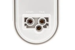 6" Oval LED Truck & Trailer Lights - Red Stop/Turn/Tail Lights - Flush Mount - 17 LEDs - Clear Lens -Nebo Sales Store led oval truck light high brightness power