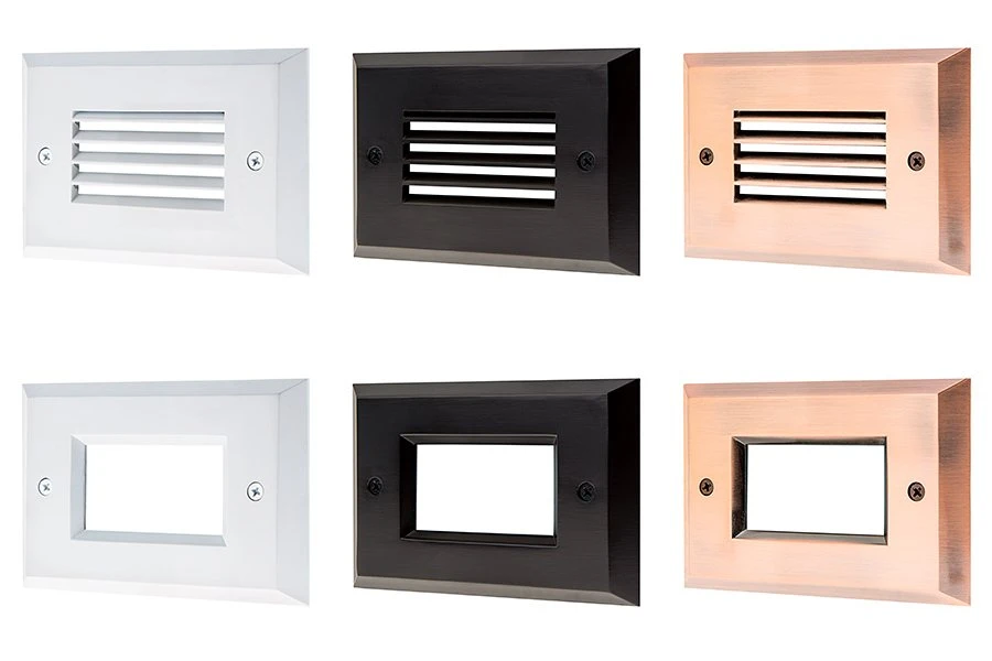 6-Pack 120V LED Step Light with Windowed Faceplate - Copper Finish - 4500K Daylight 6 6-Pack 120V LED Step Light with Windowed Faceplate - Copper Finish - 4500K Daylight - Image 6