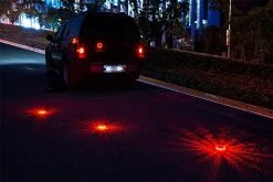 Rechargeable LED Road Flares - 3-Pack Flashing Emergency Roadside Safety Lights for Vehicles -Nebo Sales Store led safety flare strobe side vehicle road assistance hazard