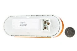 Amber LED Trailer Turn Signal Light - Sequential Arrow Design - 35 LEDs - 12V/24V Compatible - Oval Shape 16 Amber LED Trailer Turn Signal Light - Sequential Arrow Design - 35 LEDs - 12V/24V Compatible - Oval Shape -Nebo Sales Store led sequencing turn signal truck light back