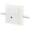 25-Pack Square Single Color LED Module - 75 Lumens, 7000K, Constant Current, 4 SMD LEDs for Sign Lighting & Trade Show Booths