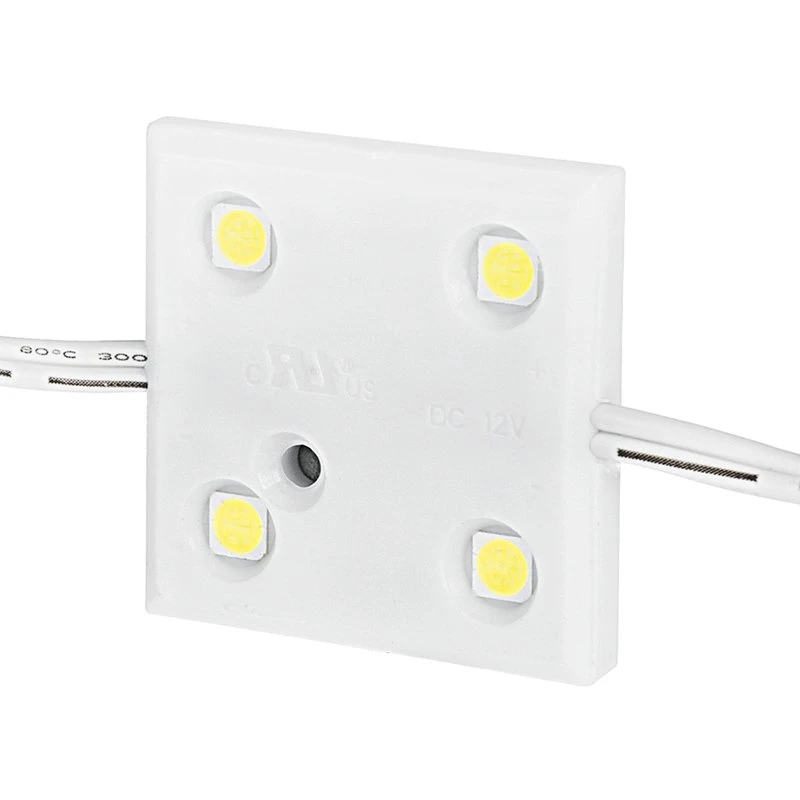 25-Pack Square Single Color LED Module - 75 Lumens, 7000K, Constant Current, 4 SMD LEDs for Sign Lighting & Trade Show Booths 1 25-Pack Square Single Color LED Module - 75 Lumens, 7000K, Constant Current, 4 SMD LEDs for Sign Lighting & Trade Show Booths
