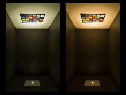 40mm White LED Step Lights - 1 Watt Warm White Metal Trimmed Mini Round Deck & Boat Courtesy Lights -Nebo Sales Store led step lights mini round deck accent light on0