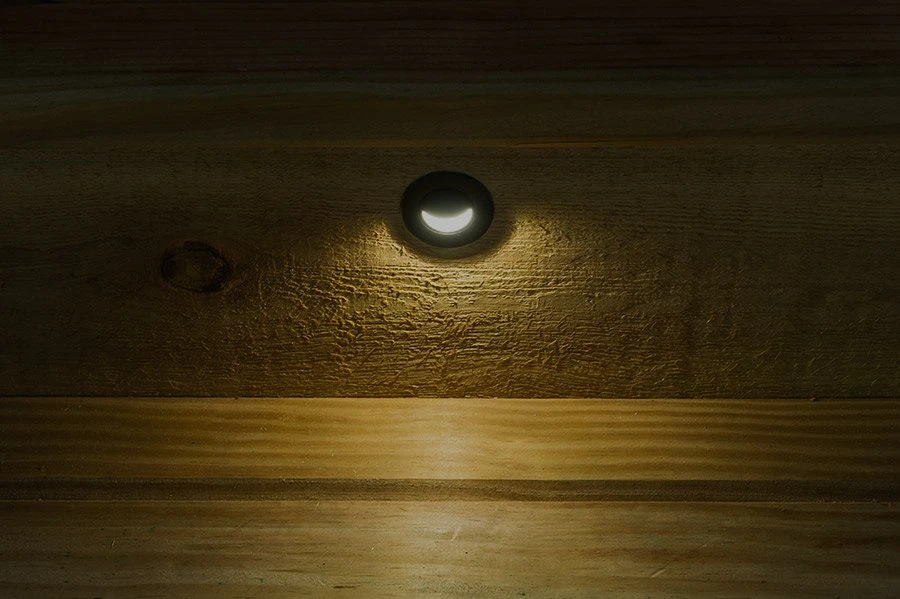 1W Round Mini Recessed LED Deck Light - Metal Trim, Glare Guard, 4000K Cool White, Single Pack 5 1W Round Mini Recessed LED Deck Light - Metal Trim, Glare Guard, 4000K Cool White, Single Pack - Image 5