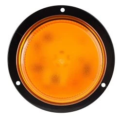3-3/4" Amber LED Strobe Light Beacon - Double Flash Pattern for Vehicles & Construction -Nebo Sales Store led strobe light beacon 34 top
