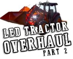 4" Grille and Surface Mount LED Strobe Light Head - 12W | High-Intensity Warning Light for Vehicles -Nebo Sales Store led tractor overhaul part 2