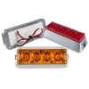 4W White Grille and Surface Mount Strobe Light - High-Intensity Vehicle Warning Light