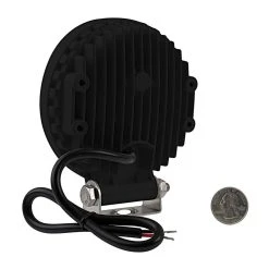 4.5" Off-Road LED Work Light & Driving Light - 18W, 1,800 Lumens, 60° Beam, Black Finish - 2-Pack -Nebo Sales Store led work light 45 round 18w back view