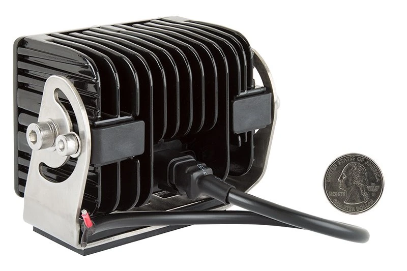 Heavy-Duty 30W LED Work Light with Vibration-Resistant Mount - 4" Square - 2,000 Lumens for Vehicles & Emergency Use 4 Heavy-Duty 30W LED Work Light with Vibration-Resistant Mount - 4" Square - 2,000 Lumens for Vehicles & Emergency Use - Image 4