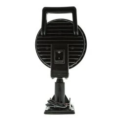 6" Off-Road LED Work Light - 12W, 1,350 Lumens, Adjustable Spot Light with Handle & Integrated Switch -Nebo Sales Store led work light 6 inch round 12 w adjustable spot light with handle back view