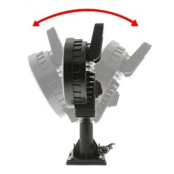 6" Off-Road LED Work Light - 12W, 1,350 Lumens, Adjustable Spot Light with Handle & Integrated Switch -Nebo Sales Store led work light 6 inch round 12 w adjustable spot light with handle profile view