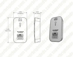 5m RGB LED Strip Light Kit - 24V Color-Changing Tape Light with Wi-Fi/Bluetooth Control, Alexa & Google Assistant Compatible 21 5m RGB LED Strip Light Kit - 24V Color-Changing Tape Light with Wi-Fi/Bluetooth Control, Alexa & Google Assistant Compatible -Nebo Sales Store lf bl a3 dims drawings 1