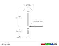 12V Bronze LED Path Light with 7.5" Ring Cone Shade - 2700K/3000K/4000K Warm White - Outdoor Landscape Lighting 15 12V Bronze LED Path Light with 7.5" Ring Cone Shade - 2700K/3000K/4000K Warm White - Outdoor Landscape Lighting -Nebo Sales Store lfa p01 xkbr 1