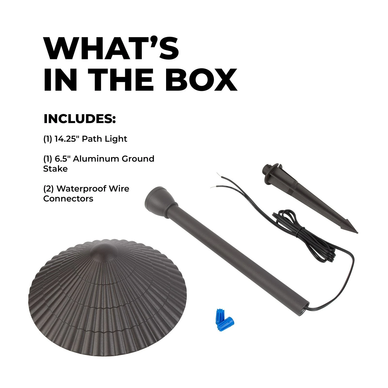 12V Bronze LED Path Light with 7.5" Shingle Cone Shade - 2700K/3000K/4000K - Energy-Efficient Landscape Lighting 4 12V Bronze LED Path Light with 7.5" Shingle Cone Shade - 2700K/3000K/4000K - Energy-Efficient Landscape Lighting - Image 4