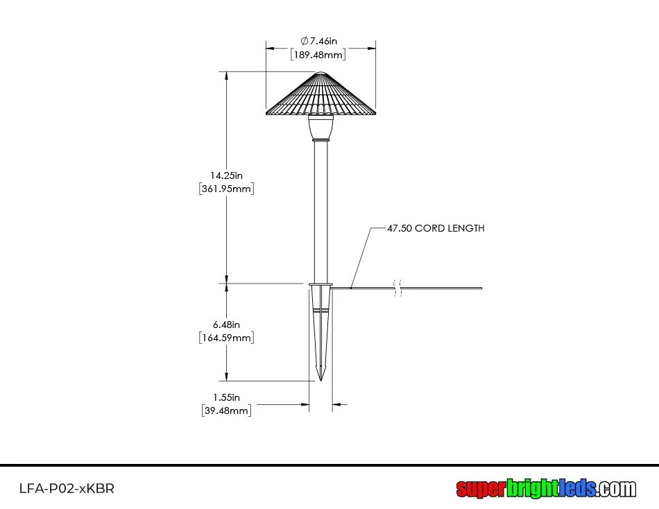 12V Bronze LED Path Light with 7.5" Shingle Cone Shade - 2700K/3000K/4000K - Energy-Efficient Landscape Lighting 6 12V Bronze LED Path Light with 7.5" Shingle Cone Shade - 2700K/3000K/4000K - Energy-Efficient Landscape Lighting - Image 6