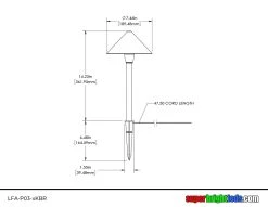 12V Bronze Hammered Cone LED Path Light - 7.5" Landscape Lighting - 2700K/3000K/4000K 13 12V Bronze Hammered Cone LED Path Light - 7.5" Landscape Lighting - 2700K/3000K/4000K -Nebo Sales Store lfa p03 xkbr