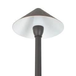 12V Bronze Hammered Cone LED Path Light - 7.5" Landscape Lighting - 2700K/3000K/4000K 9 12V Bronze Hammered Cone LED Path Light - 7.5" Landscape Lighting - 2700K/3000K/4000K -Nebo Sales Store lfa p03 xkbr close up