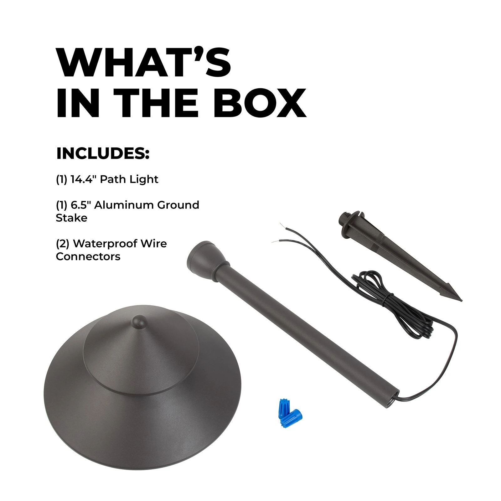 12V Bronze LED Path Light - 7.5" Two-Tier Cone Shade - 2700K/3000K/4000K Warm White | Outdoor Landscape Lighting 4 12V Bronze LED Path Light - 7.5" Two-Tier Cone Shade - 2700K/3000K/4000K Warm White | Outdoor Landscape Lighting - Image 4