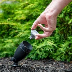 Cast Aluminum LED Ready Landscape Spot Light with Optional MR16 Bulb - 2700K/3000K/4000K/6500K | Outdoor LED Lighting -Nebo Sales Store lfa s01 bulb installed