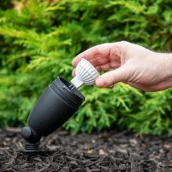 Smart Cast Aluminum LED Landscape Spot Light with RGB+Tunable White MR16 Bulb - Smartphone & RF Remote Control -Nebo Sales Store lfa s01 bulb installed rgb