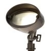 Solid Brass LED-Ready Landscape Flood Light with 2W G4 Bulb - 320 Lumens - 20W Equivalent - 3000K/4000K - Outdoor LED Lighting