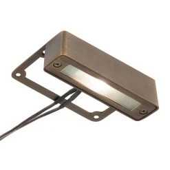 Solid Cast Brass Hardscape Light - 4" LED Ready Drop-In Landscape Fixture with Optional G4 Bulb (2700K/4000K/5700K)