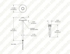 Smart Solid Brass Landscape Path Light with 6" Cone Shade - Alexa & Google Assistant Compatible - RGB + White G4 Bulb -Nebo Sales Store lfb p0201 1