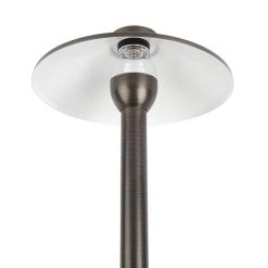 LED Landscape Lighting Kit - 4 Cone Shade Path Lights & 6 Spotlights with Stainless Steel Transformer, 4000K Cool White 16 LED Landscape Lighting Kit - 4 Cone Shade Path Lights & 6 Spotlights with Stainless Steel Transformer, 4000K Cool White -Nebo Sales Store lfb p03 close up 3