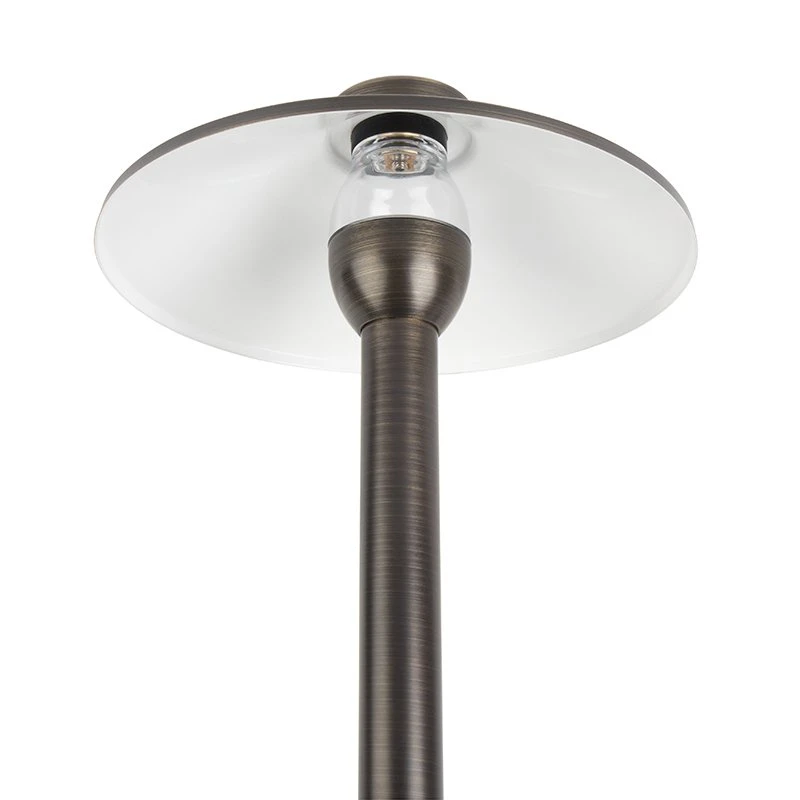 LED Landscape Lighting Kit - 4 Cone Shade Path Lights & 6 Spotlights with Stainless Steel Transformer, 4000K Cool White 4 LED Landscape Lighting Kit - 4 Cone Shade Path Lights & 6 Spotlights with Stainless Steel Transformer, 4000K Cool White - Image 4