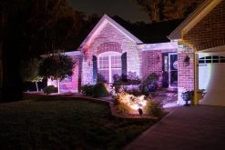 RGB LED Solar Flood Light with Dusk-to-Dawn Sensor, 120° Beam Angle, Stake Included - Outdoor Landscape Lighting -Nebo Sales Store lfb rgb120 app on 5