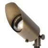 Adjustable Solid Brass LED Landscape Spot Light - 400 Lumens, MR16 Bulb, 2700K-6500K - Outdoor Lighting Fixture