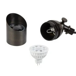 Brass LED Landscape Spot Light with RGB + Tunable White MR16 Smart Bulb - Smartphone & RF Remote Compatible 8 Brass LED Landscape Spot Light with RGB + Tunable White MR16 Smart Bulb - Smartphone & RF Remote Compatible -Nebo Sales Store lfb s02 light included rgb